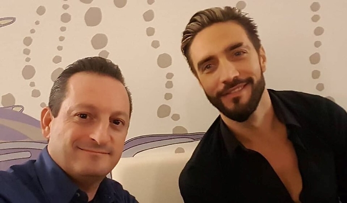 Alex Belli in vacanza ad Agrigento