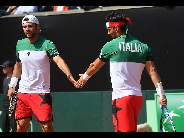 Fognini-Bolelli ko, Italia-Francia 1-2