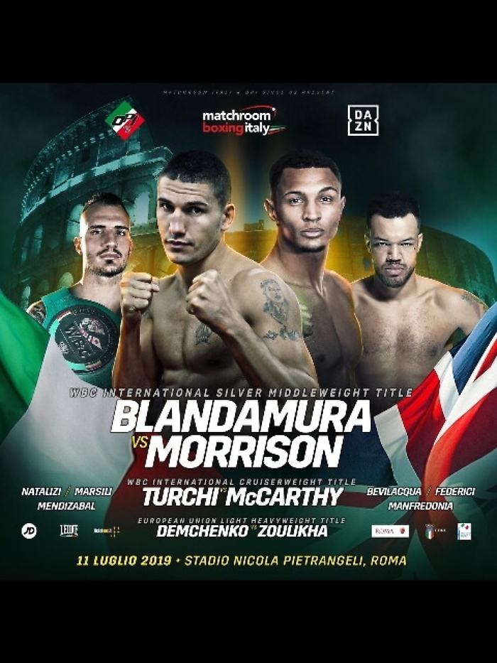 Pugilato: Blandamura-Morrison per titolo