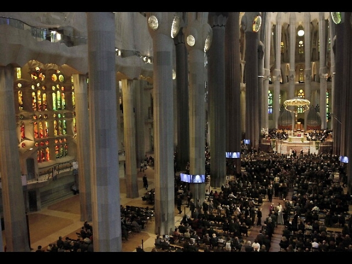 Barcellona: messa a Sagrada Familia