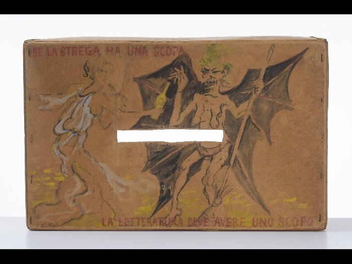 L'urna storica di Maccari a Villa Giulia