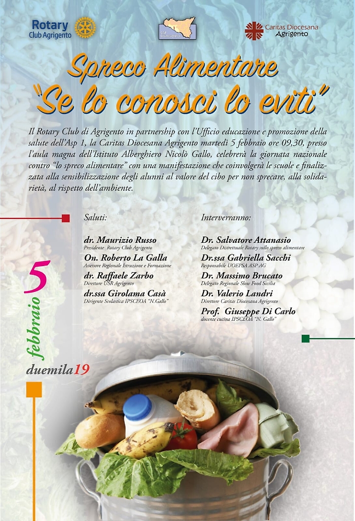 Il Rotary club Agrigento all'Istituto Gallo