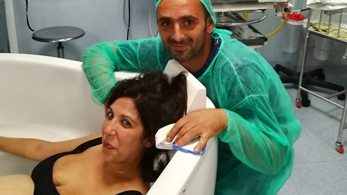 Primo parto in acqua all'ospedale "San Giacomo d'Altopasso" di Licata