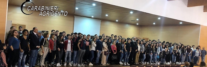 Cultura della legalit&agrave;: i carabinieri al Polo Universitario di Agrigento