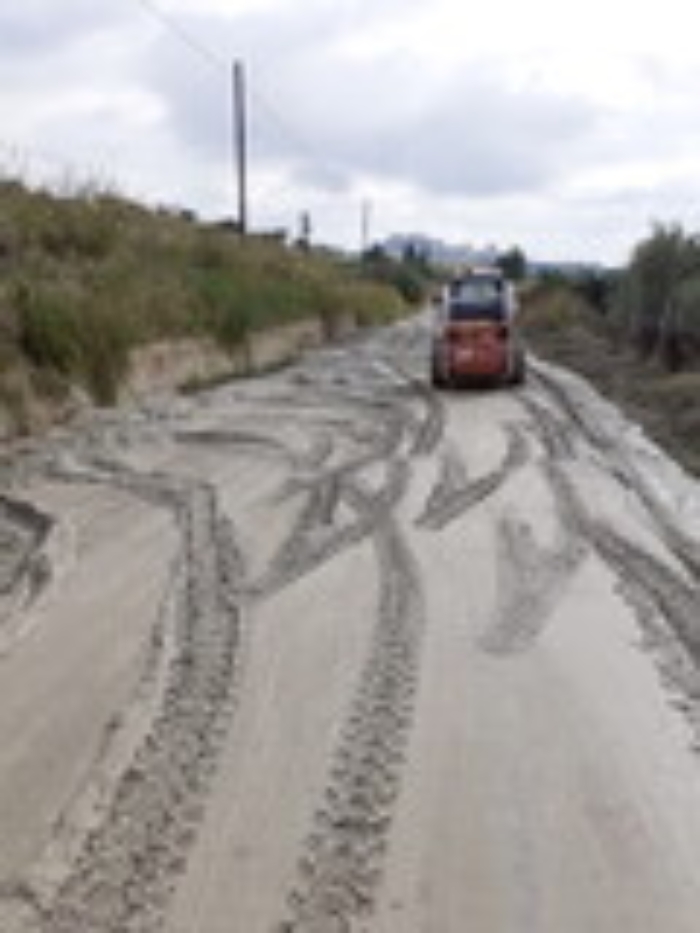Strade provinciali difficili da transitare dopo il maltempo