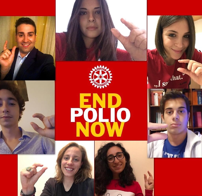 Prosegue la battaglia del Rotary International contro la poliomielite