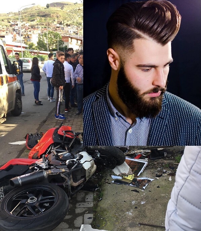 Scordia, si schianta con la moto contro un palo: muore a 22 anni