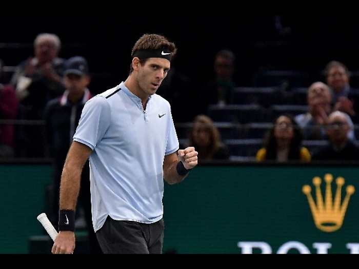 Atp Parigi-Bercy, Del Potro ai quarti