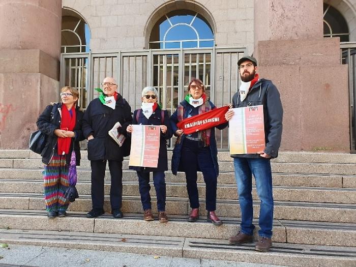 Saluto romano, Anpi &egrave; parte civile