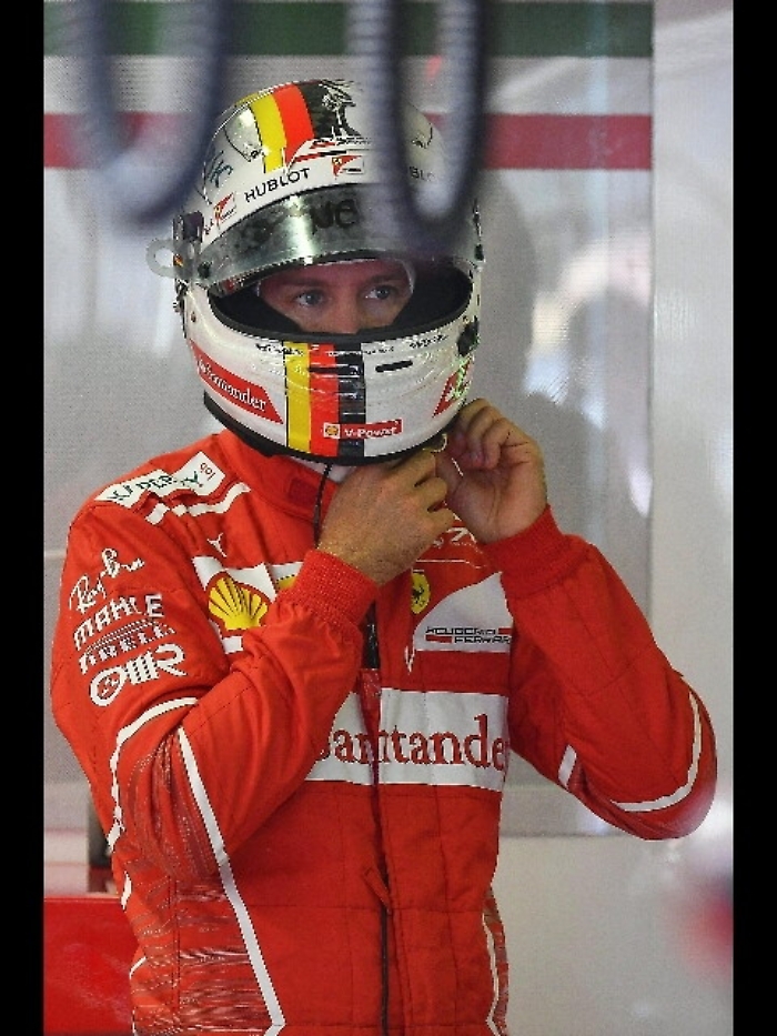 Vettel parla in italiano'insalata mista'