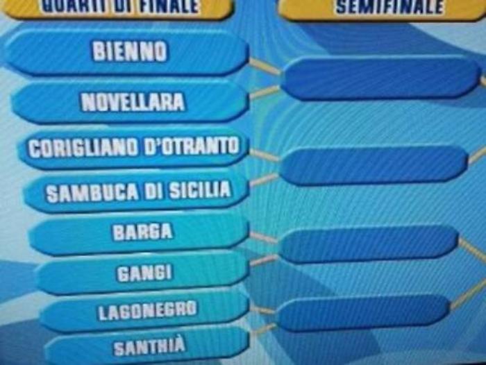 Cresce l&rsquo;attesa a Sambuca di Sicilia per la sfida tv contro Barga
