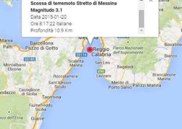 Messina, terremoto nello Stretto avvertito dalla popolazione