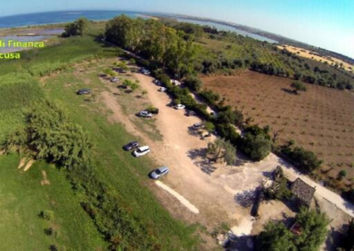 Oasi di Vendicari: area parcheggio abusiva, sequestrata dalla Gdf