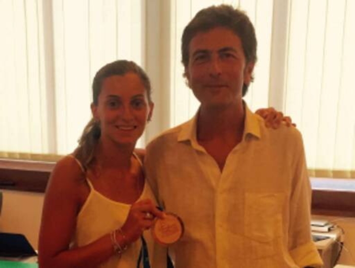 Rossella Fiamingo, dopo la medaglia d&rsquo;oro le vacanze tra granite e manicaretti di mamma