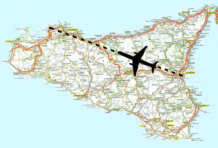 Sicilia divisa in due, prende corpo l’ipotesi del collegamento aereo Catania-Palermo