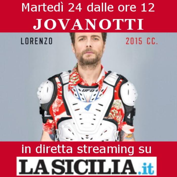 Fa tappa a Messina il tour di Jovanotti. La diretta della presentazione su lasicilia.it