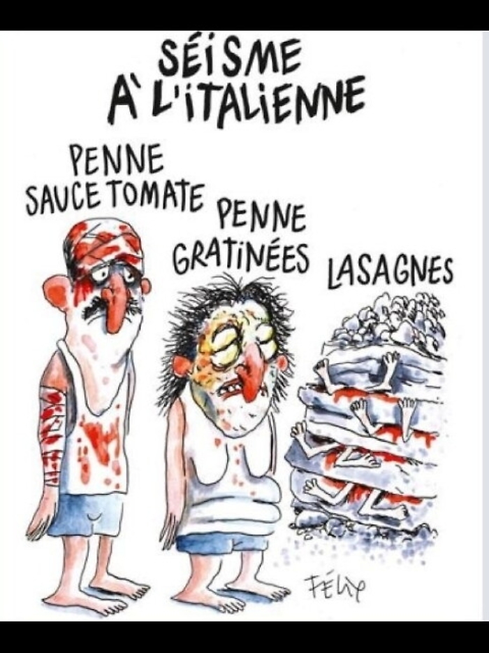 Sisma: FdI, da cretini vignetta Charlie