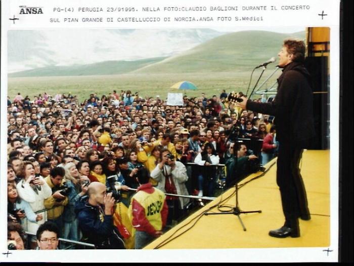 Baglioni, a Norcia il mio primo concerto