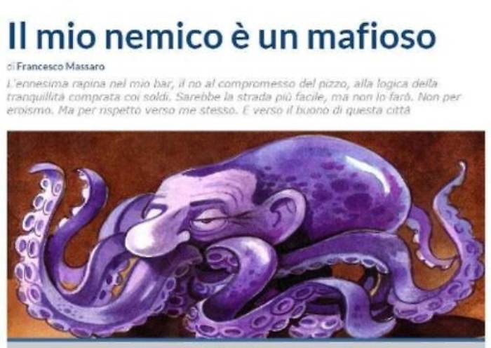 «Io il pizzo non lo pago» Ex cronista esce allo scoperto