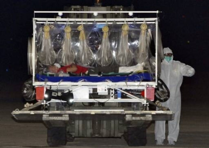 Pantelleria, portato via paziente affetto da grave malattia infettiva