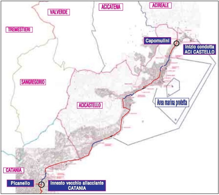 Collettore fognario Aci Castello La sentenza sblocca i lavori