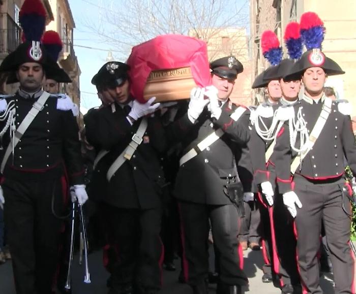 Commozione ai funerali dell'app. Sciannaca