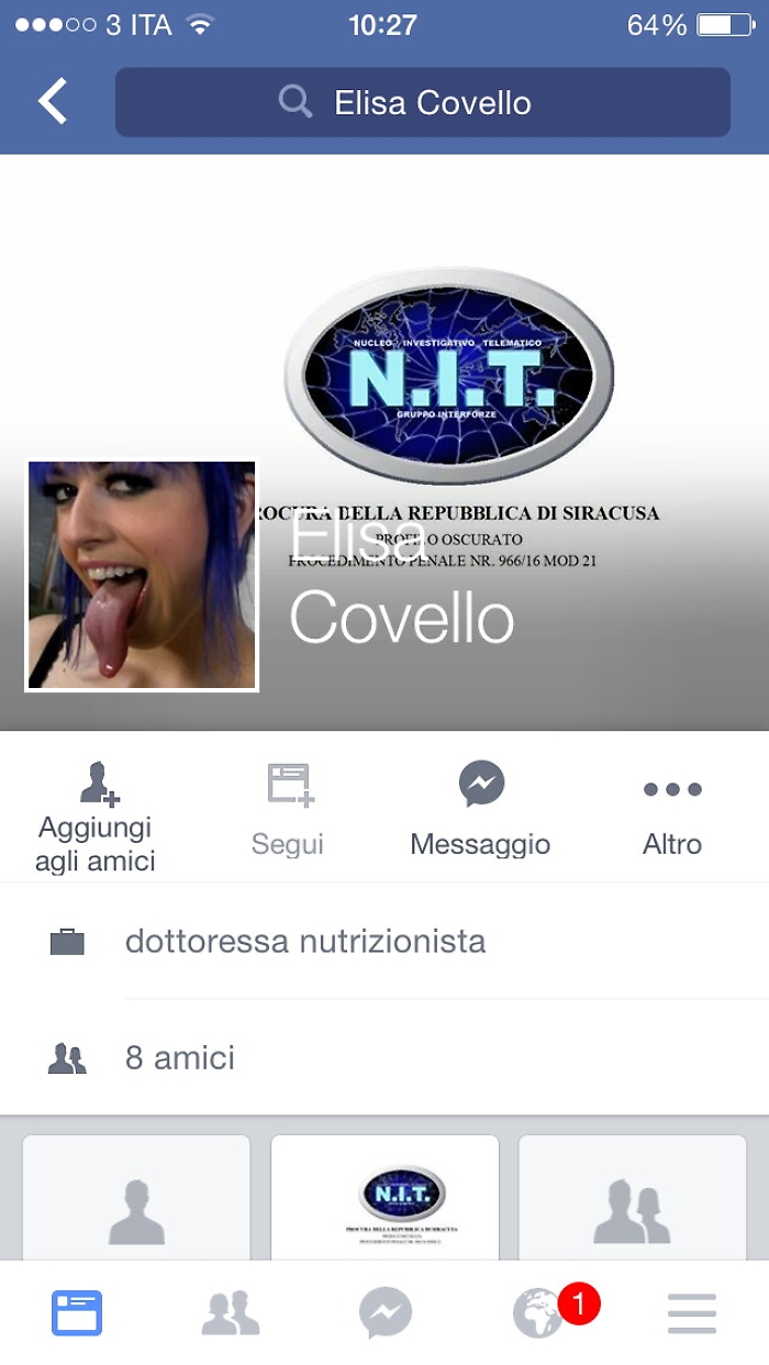 Su Fb: felice per morte terrone Procura denuncia un torinese