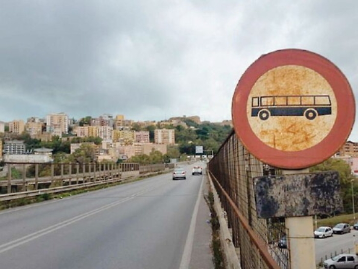Vietato ai bus extraurbani di transitare sul viadotto Imera