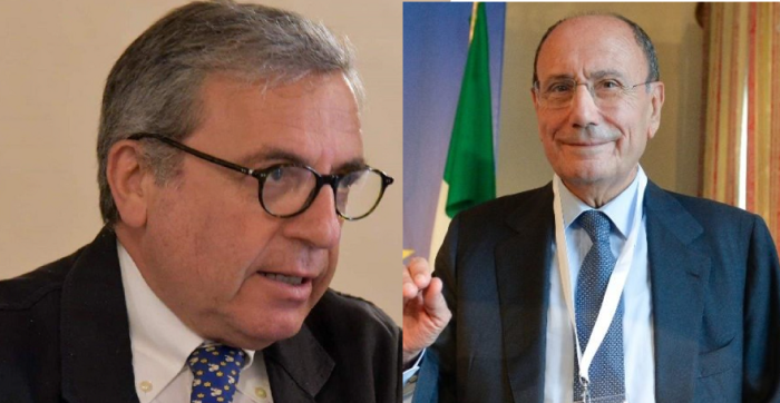 Aurelio Angelini e Renato Schifani