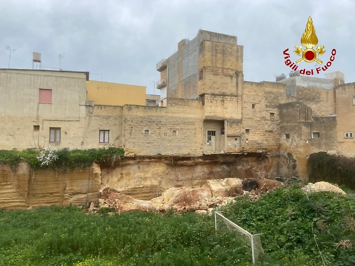 Crollo costone Mazara