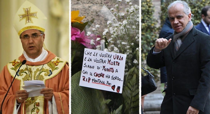 Mons. Lorefice e ministro Piantedosi