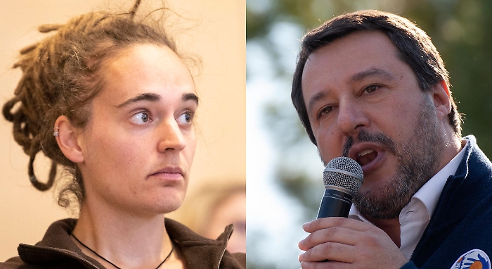 Carola Rackete, Matteo Salvini