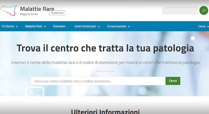 Portale malattie rare della Regione siciliana