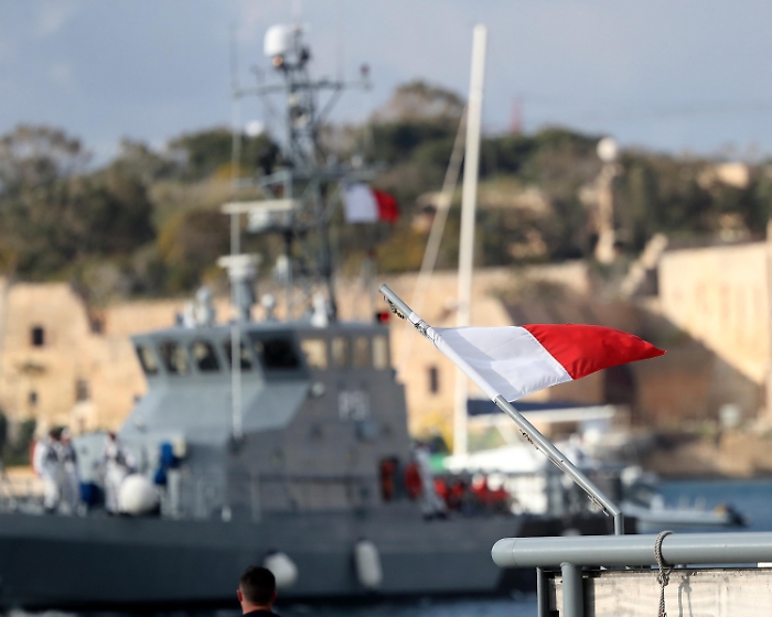 Migrants rescue Patrol Boat enters Malta