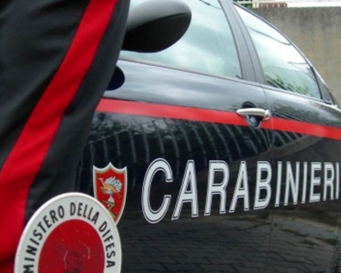 Carabinieri foto generica, auto di pattuglia con paletta ministero della Difesa