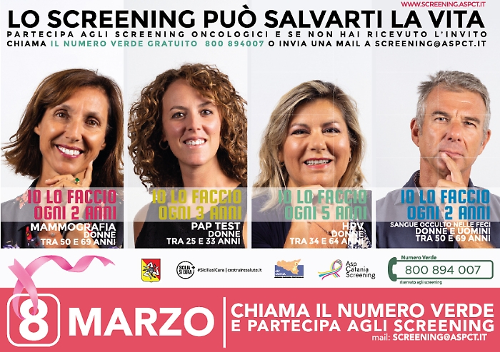 Prevenzione per le donne in ambulatori Asp Catania