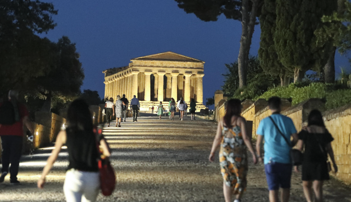 Veduta serale della Valle dei Templi