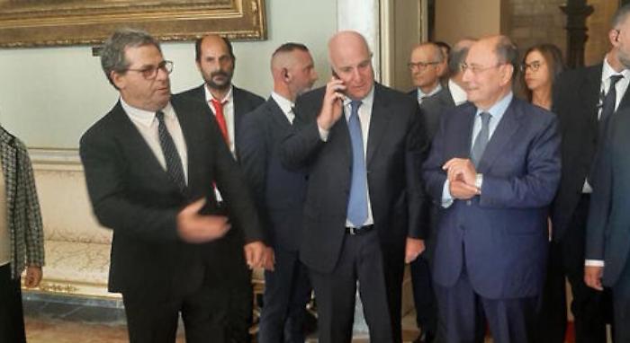 Gianfranco Miccich&egrave; e Renato Schifani