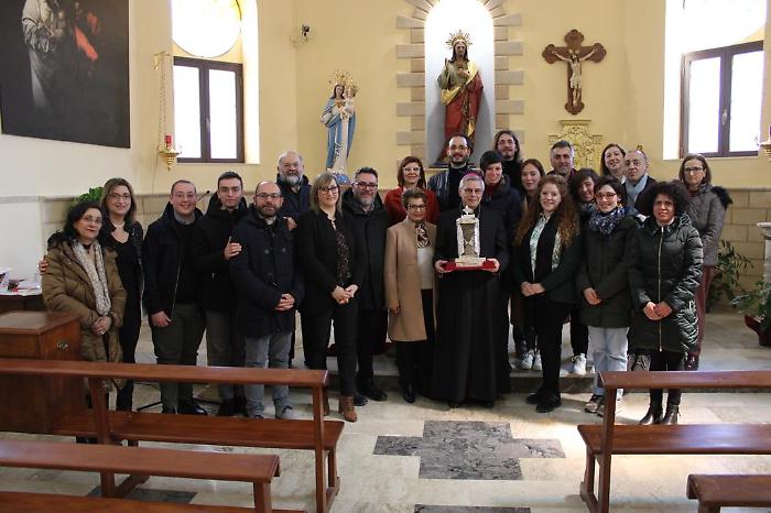 Reliquia giudice Livatino nel carcere di Enna