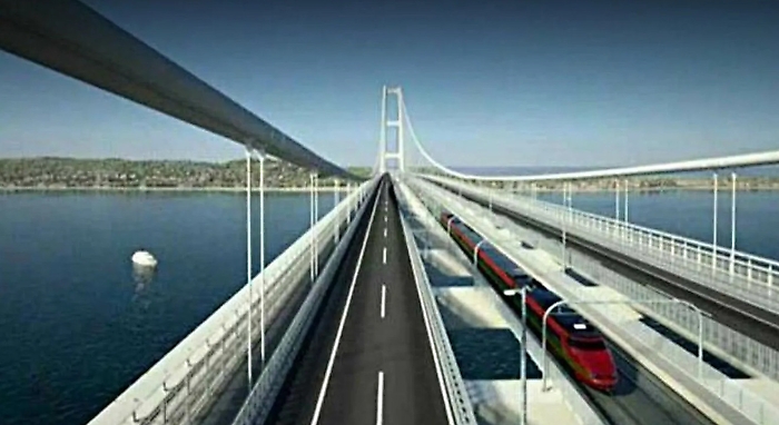 Rendering Ponte sullo Stretto di Messina