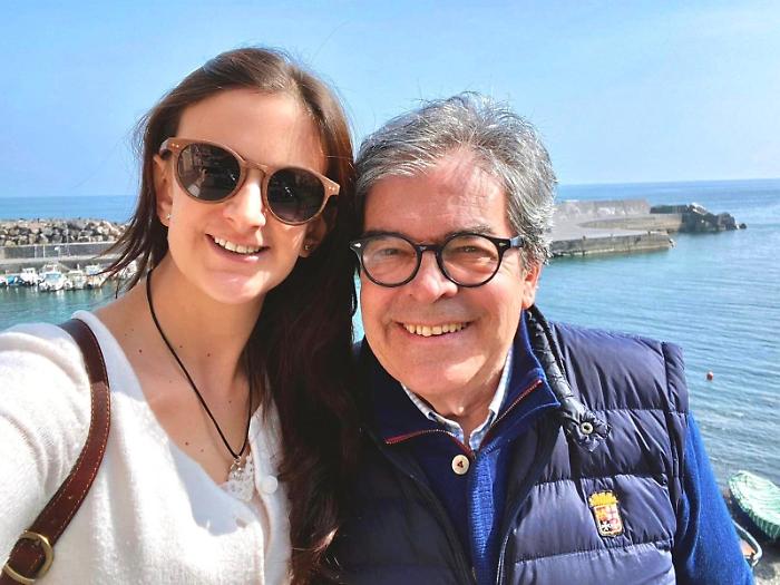 Enzo Bianco e la figlia Giulia