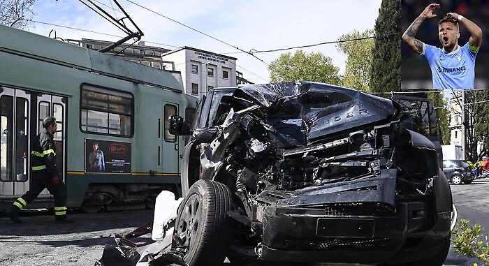 Incidente a Roma per Ciro Immobile che resta ferito