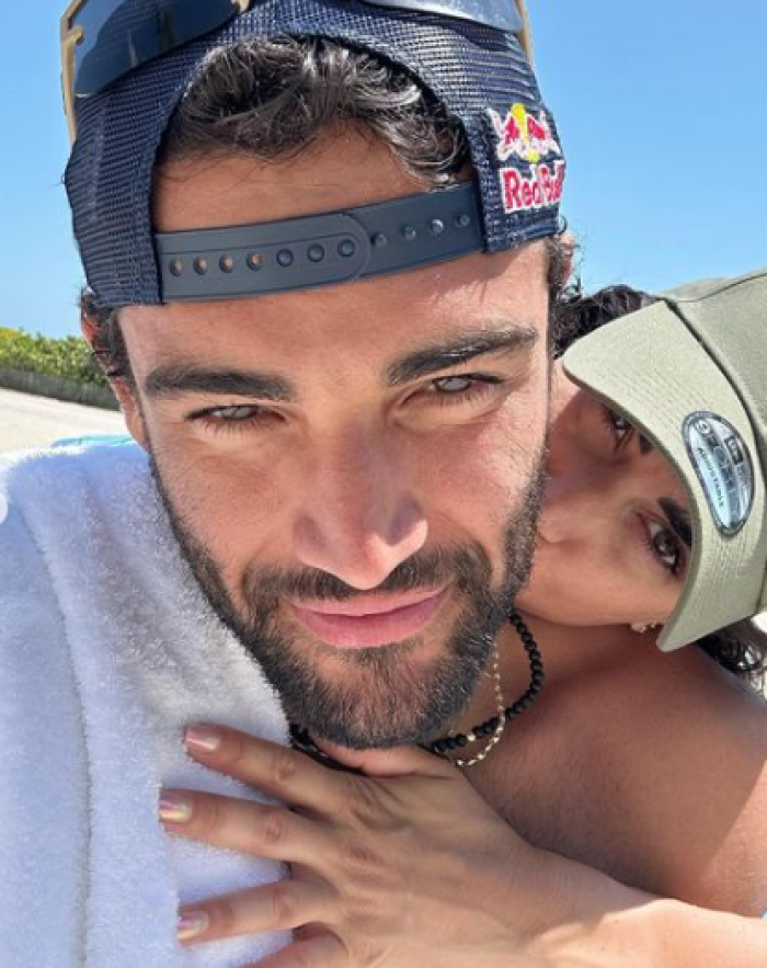 Melissa Satta e Matteo Berrettini a Miami