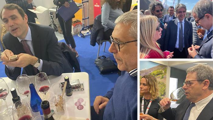 Politici siciliani al Vinitaly
