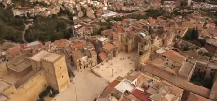 Veduta di Salemi candidata al Borgo dei Borghi