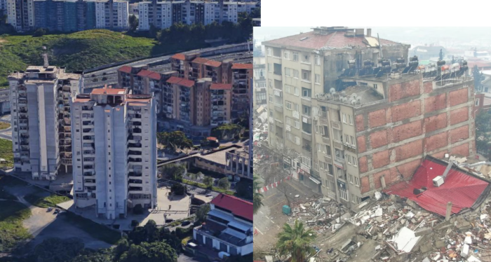 Palazzi a Librino e terremoto in Turchia