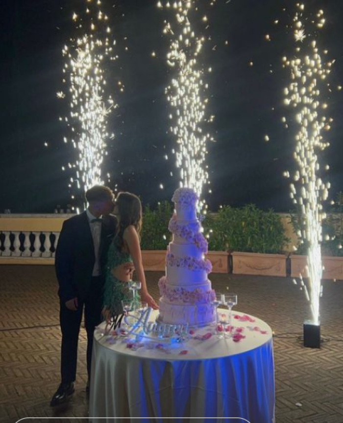 Cristian Totti e Melissa Monti