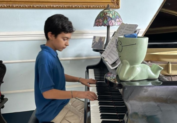 Antonio Tancredi Cadili giovane pianista