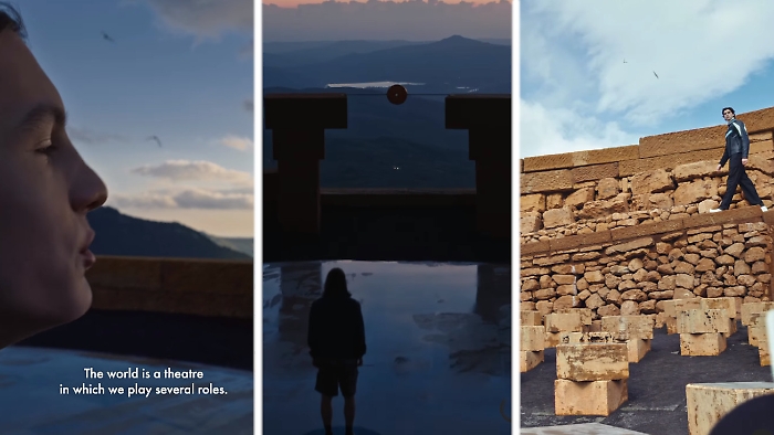 Spot Louis Vuitton teatro Andromeda Sicilia