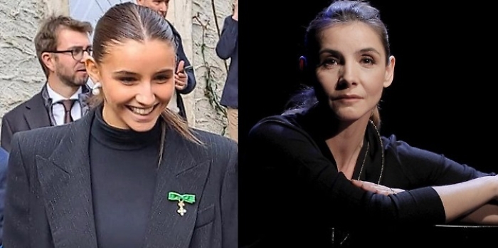 Vittoria di Savoia e la madre, Clotilde Courau